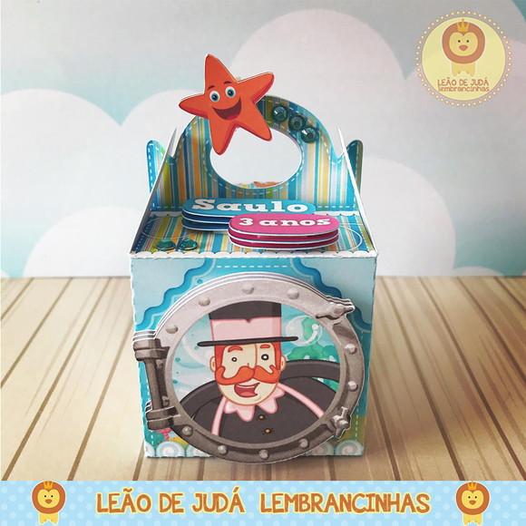 Caixinha para festa tema mundo bita