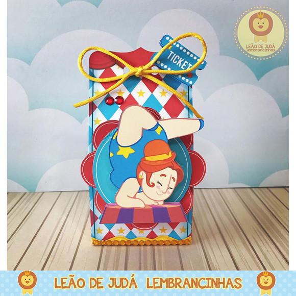 Caixinha para Festa Tema Mundo Bita Circo