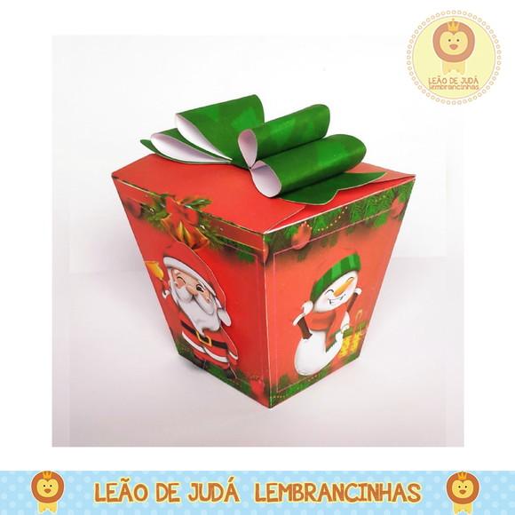 Caixinha para festa tema natal