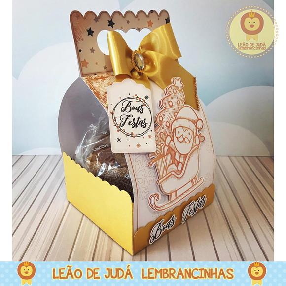 Caixinha para festa tema natal