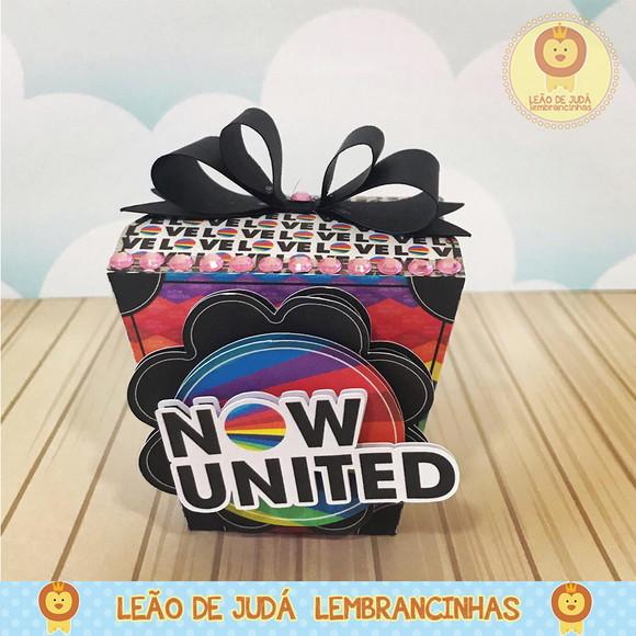 Caixinha para festa tema new united