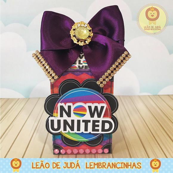 Caixinha para festa tema new united