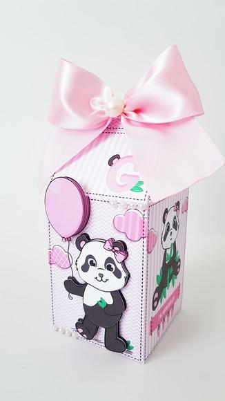 Caixinha para festa tema panda
