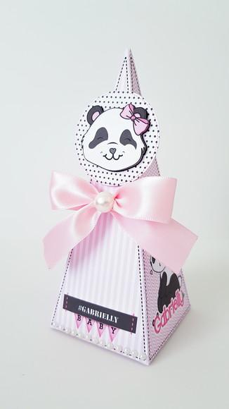 Caixinha para festa tema panda