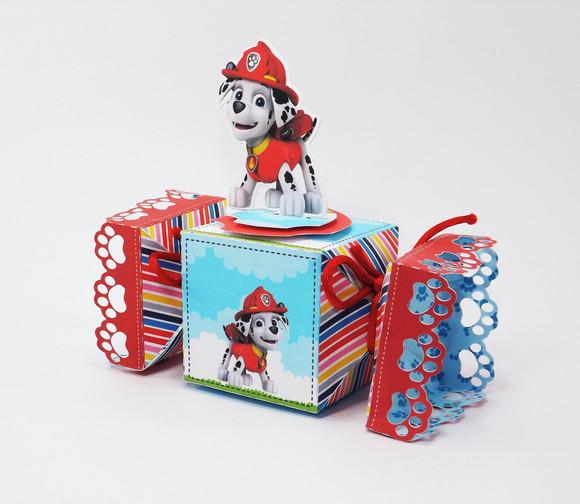 Caixinha para festa tema patrulha canina