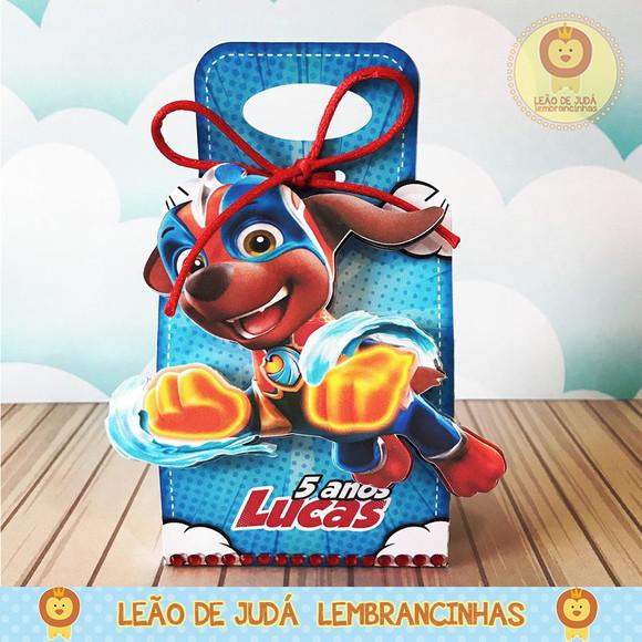 Caixinha para festa tema patrulha canina