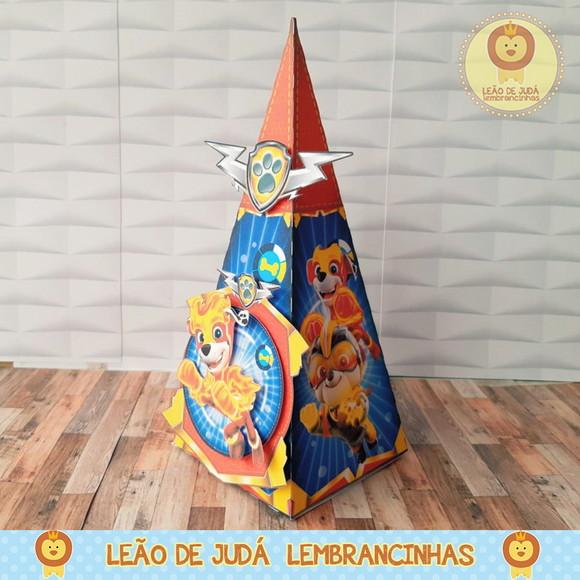 Caixinha para festa tema patrulha canina