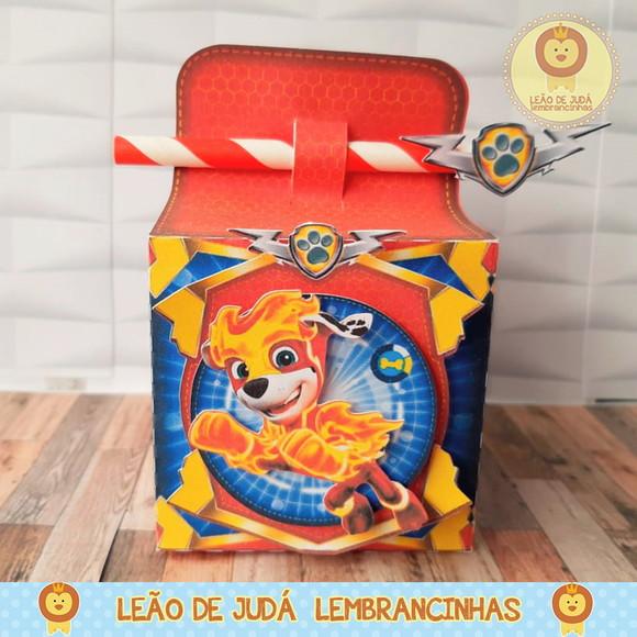 Caixinha para festa tema patrulha canina