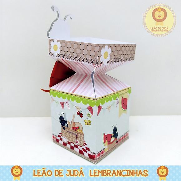 Caixinha para festa tema picnic