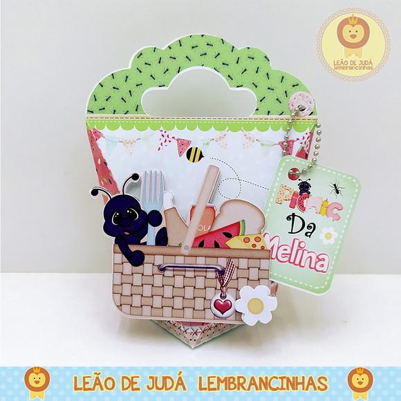 Caixinha para festa tema picnic