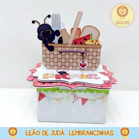 Caixinha para festa tema picnic