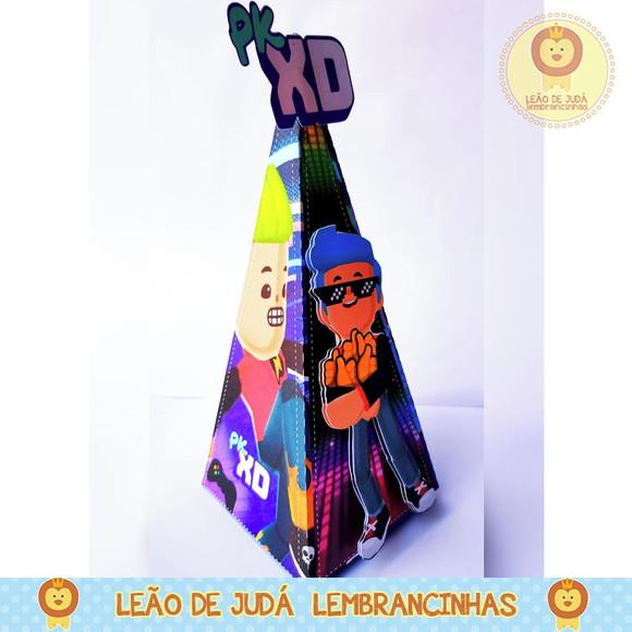 Caixinha para festa tema pk xd