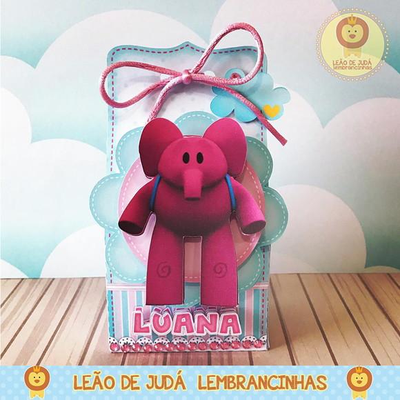 Caixinha para festa tema Pocoyo