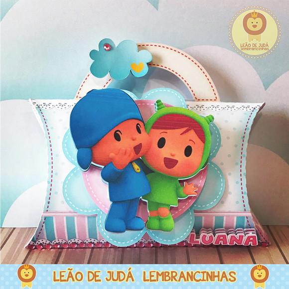 Caixinha para festa tema Pocoyo
