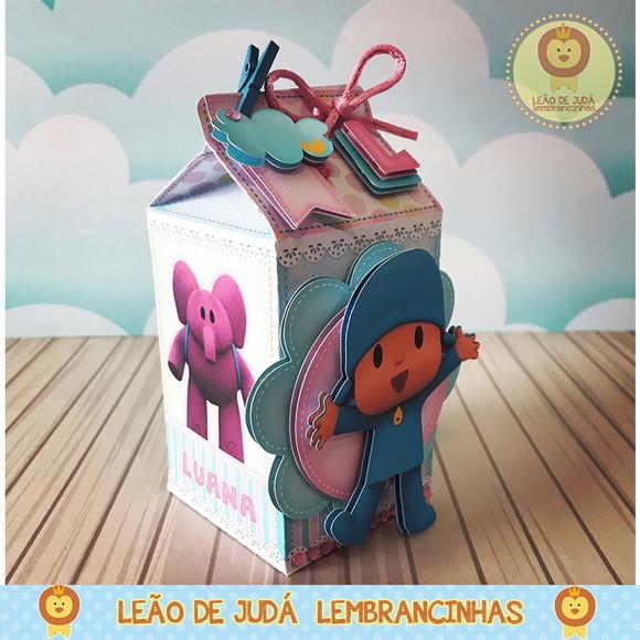 Caixinha para festa tema Pocoyo