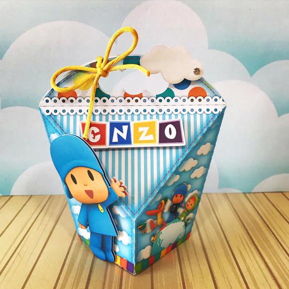 Caixinha para Festa Tema Pocoyo