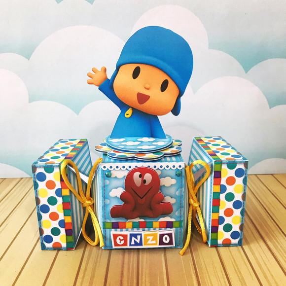 Caixinha para Festa Tema Pocoyo