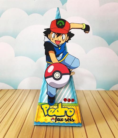 Caixinha para Festa Tema Pokémon