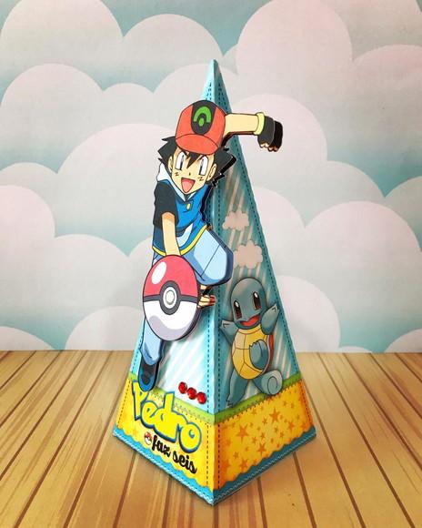 Caixinha para Festa Tema Pokémon