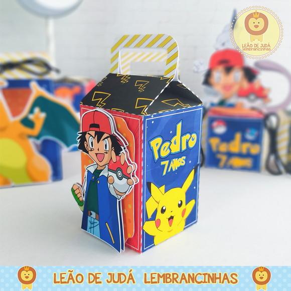 Caixinha para Festa Tema Pokémon