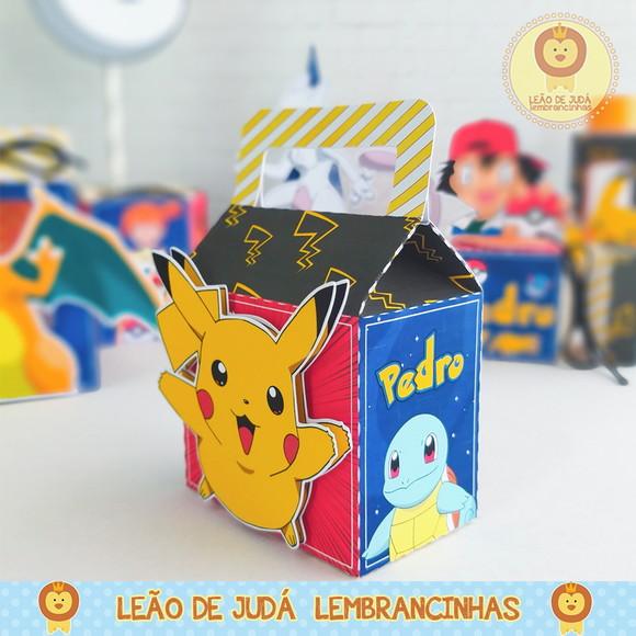 Caixinha para Festa Tema Pokémon