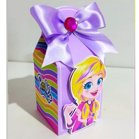 Caixinha para Festa Tema Polly Pocket