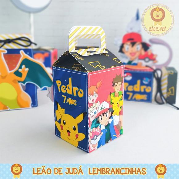 Caixinha para Festa Tema Pokémon