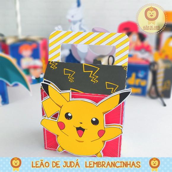 Caixinha para Festa Tema Pokémon