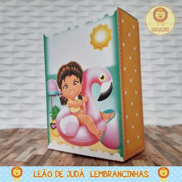Caixinha para festa tema pool party
