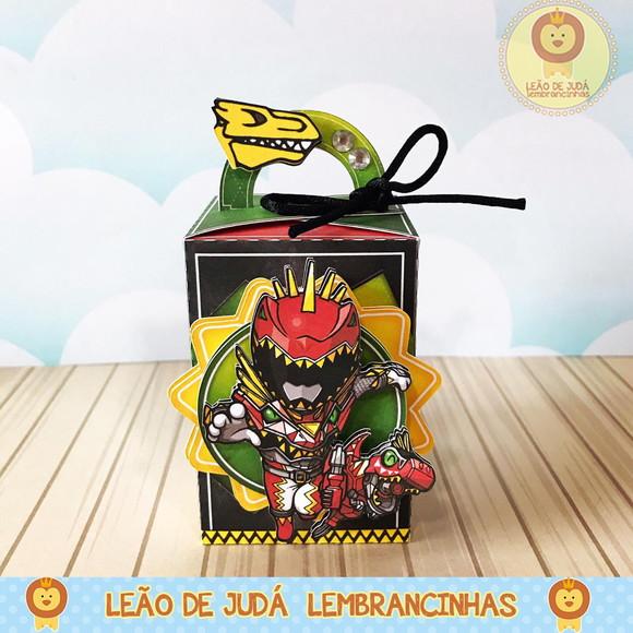 Caixinha para festa tema power rangers