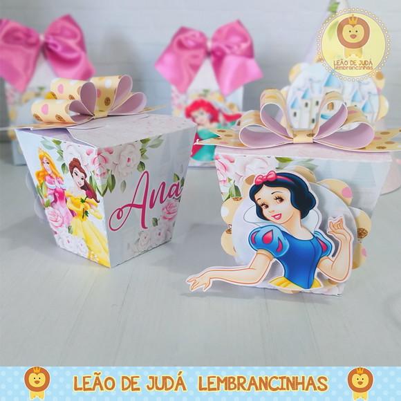 Caixinha para Festa Tema Princesas
