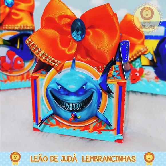 Caixinha para festa tema procurando nemo