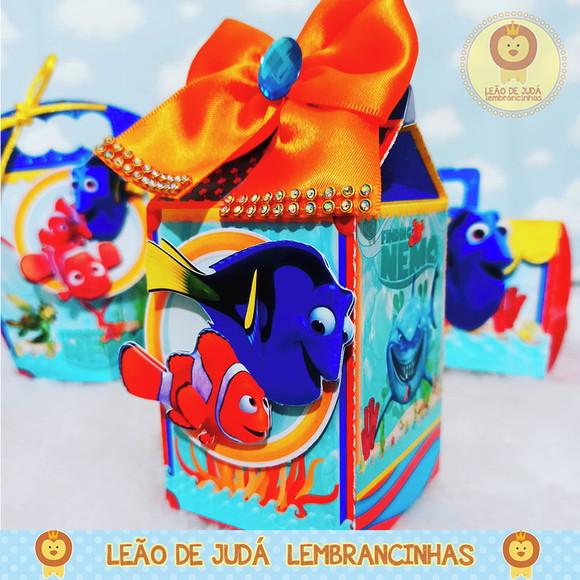 Caixinha para festa tema procurando nemo