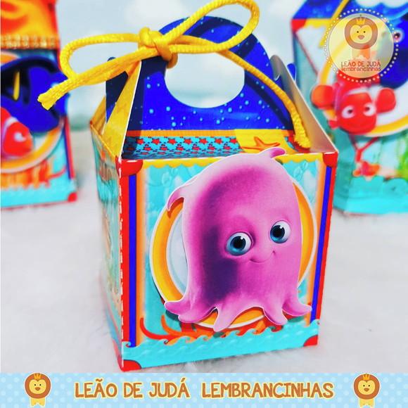 Caixinha para festa tema procurando nemo
