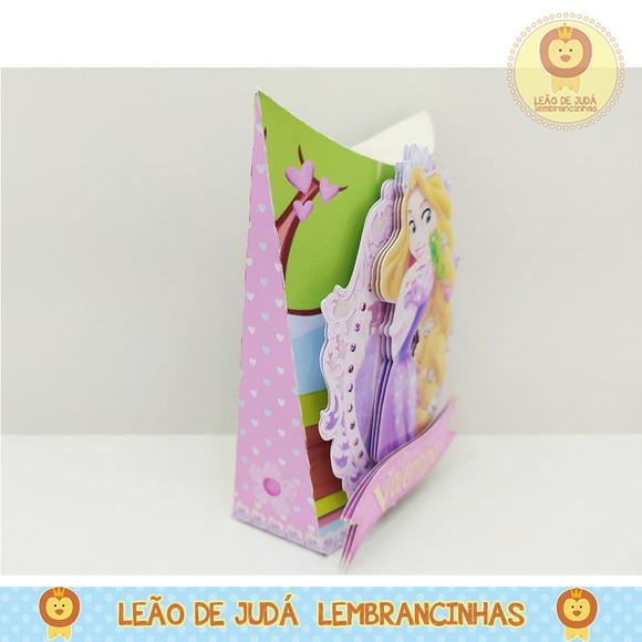 Caixinha para festa tema rapunzel