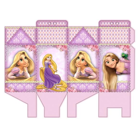 Caixinha para Festa Tema Rapunzel