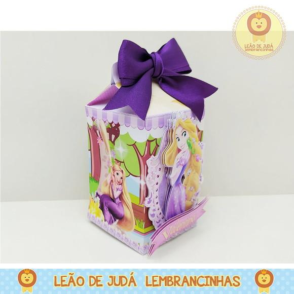 Caixinha para festa tema rapunzel