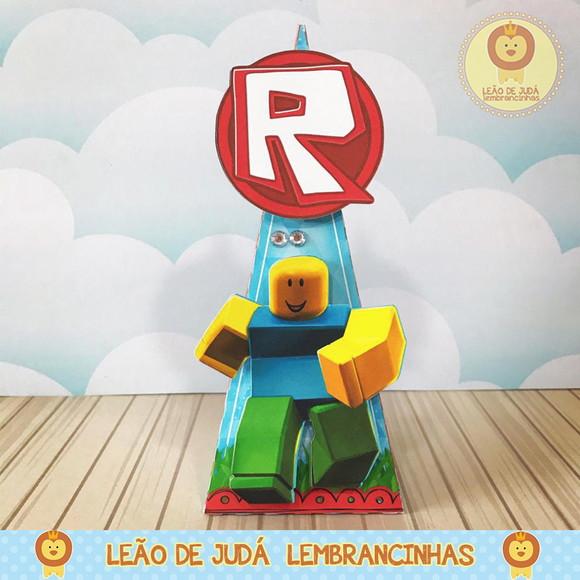 Caixinha para festa tema roblox