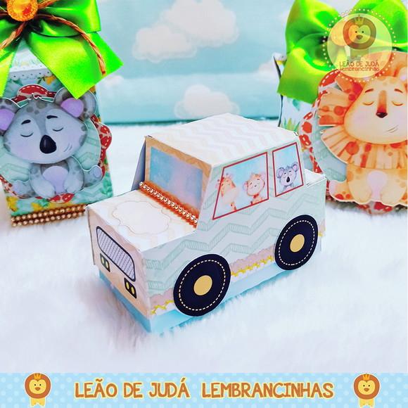 Caixinha para festa tema safari