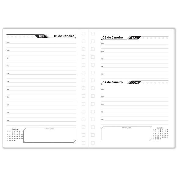 Agenda Datada Floral