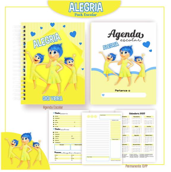 Agenda Escolar Alegria Divertidamente