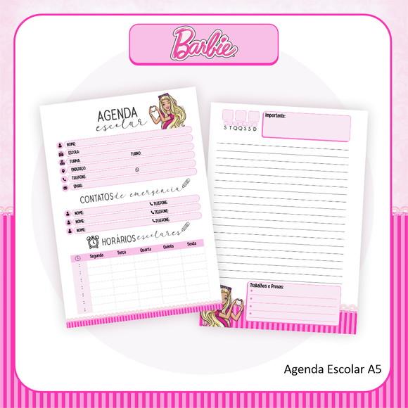 Agenda Escolar Barbie