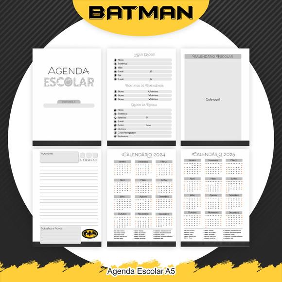 Agenda Escolar Batman