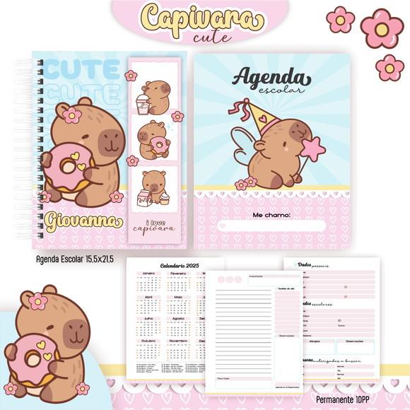 Agenda Escolar Capivara Cute