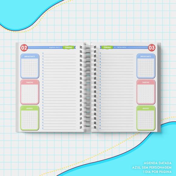 Agenda Escolar Datada Sonic