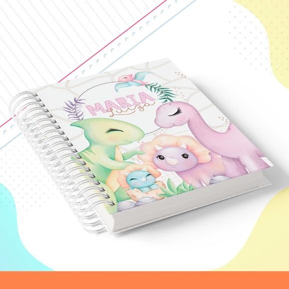 Agenda Escolar Dinossauro Menina