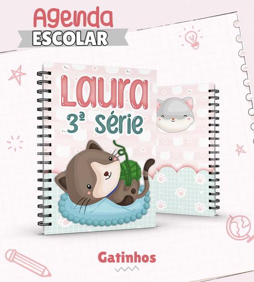 Agenda Escolar Gatinhos