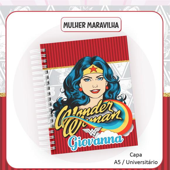 Agenda Escolar Mulher Maravilha