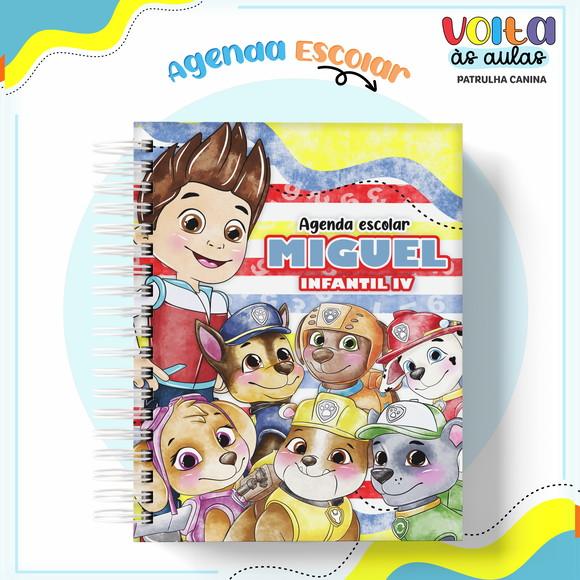 Agenda Escolar Patrulha Canina