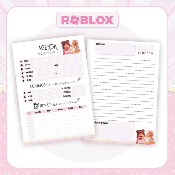 Agenda Escolar Roblox